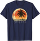 Punta Mita Mexico Nayarit Beach Vacation Vintage Sunset T-Shirt - T-Shirt | Navy