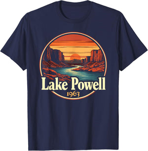 Lake Powell, Vintage Lake Powell T-Shirt - T-Shirt | Navy