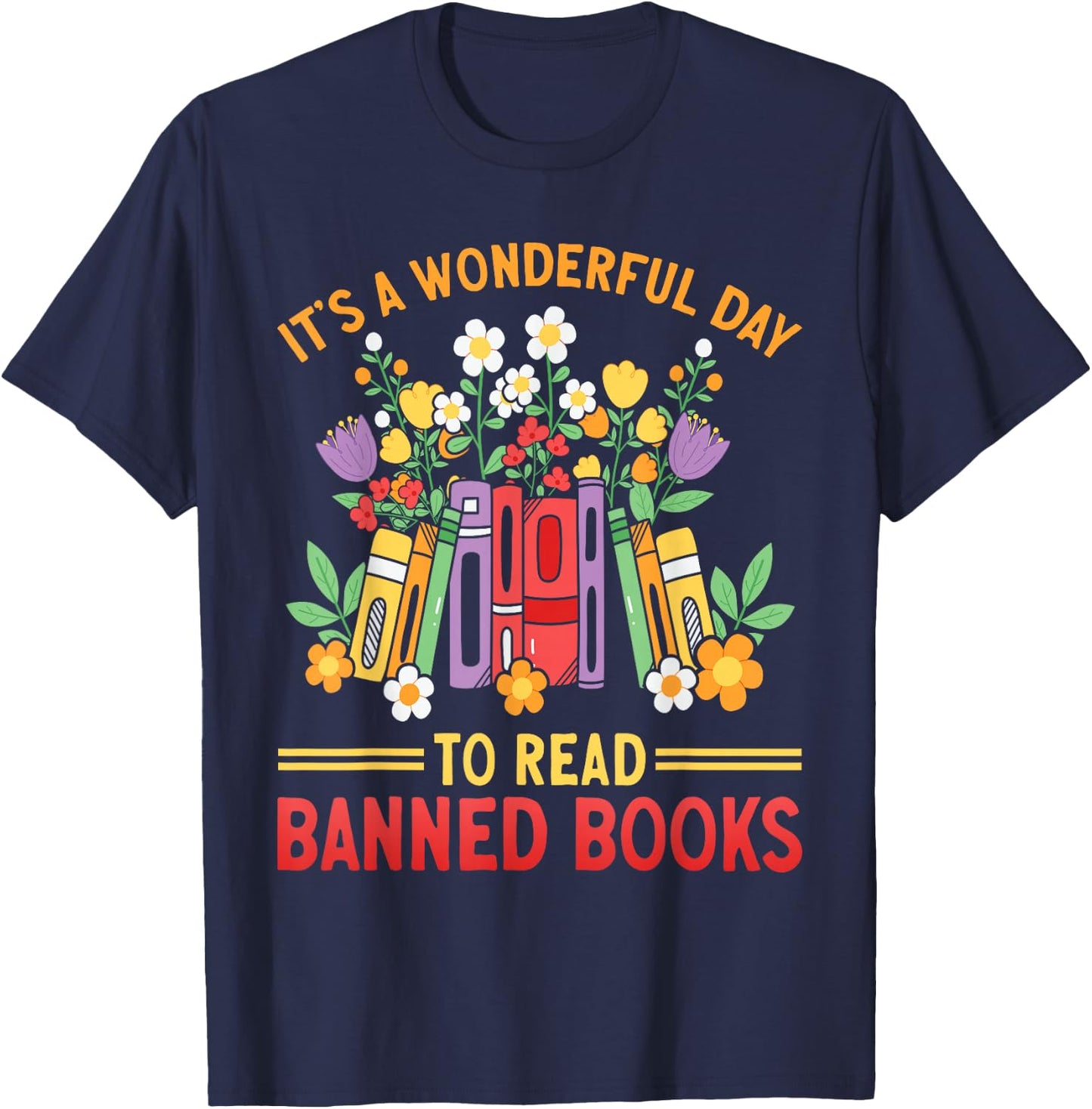 Banned Books Week Read Banned Books T-Shirt - T-Shirt | Navy
