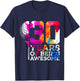 30 Years of Being Awesome Golf 30th Birthday T-Shirt - T-Shirt | Navy
