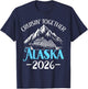 Alaska Cruise 2026 Family Friends Vacation Travel Matching T-Shirt - T-Shirt | Navy