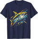 Yellowfin Tuna Fishing Big Game Fisherman T-Shirt - T-Shirt | Navy