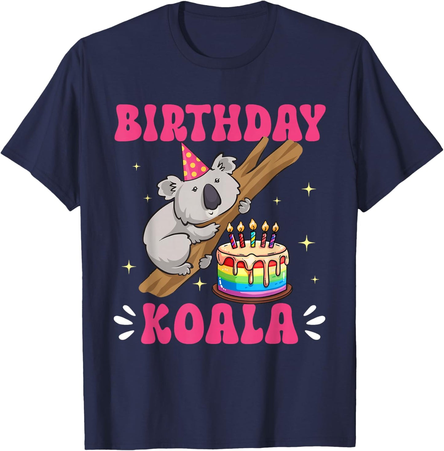Koala Bear Birthday Koala Girl T-Shirt - T-Shirt | Navy