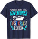 Cruise Ship Sea Sailing Adventure Awaits My First Cruise T-Shirt - T-Shirt | Navy