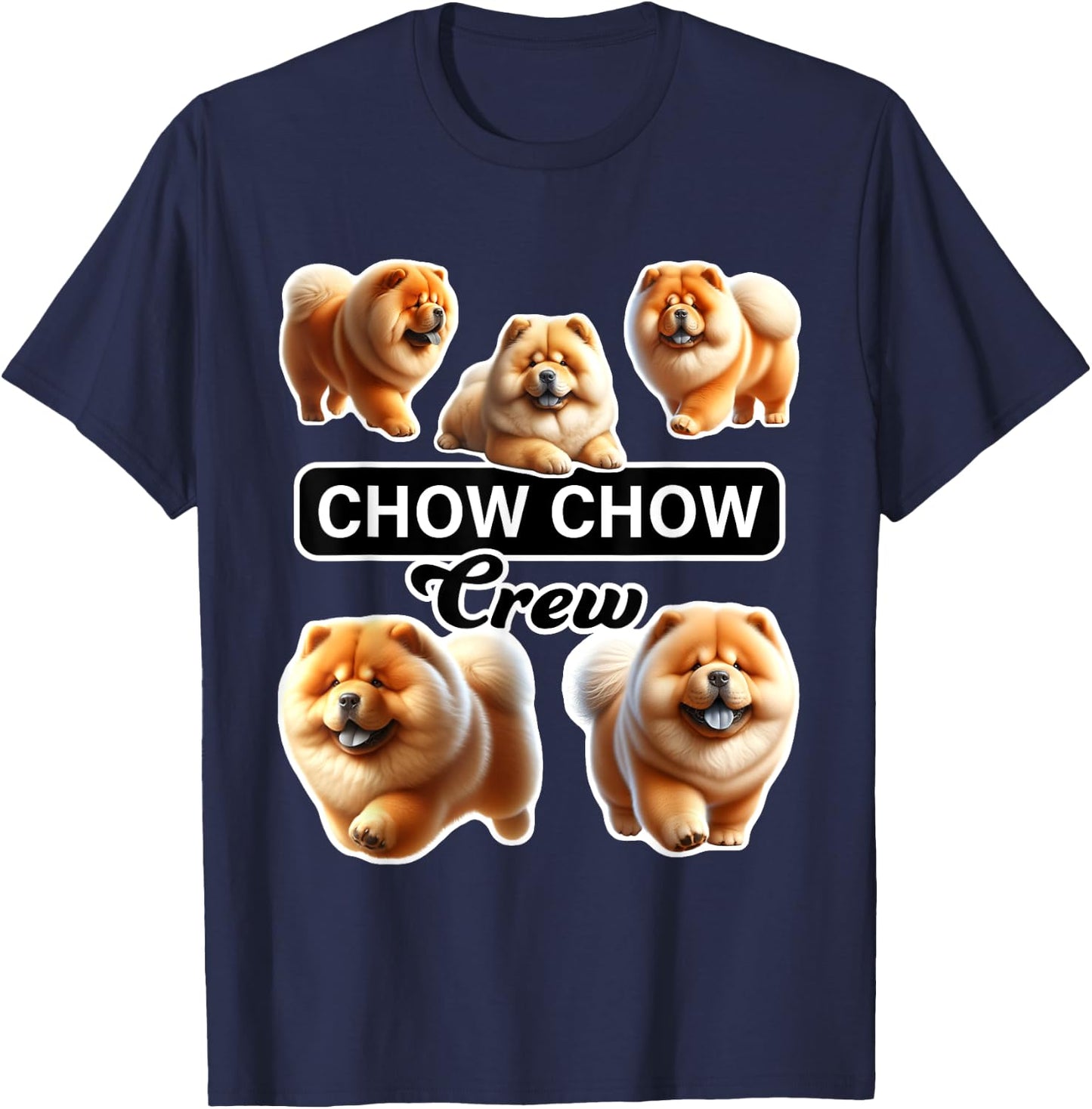 Chow Chow Crew T-Shirt - T-Shirt | Navy