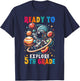 First day Kids Welcome back to School Astronaut 5th grade T-Shirt - T-Shirt | Navy