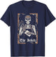 Tattoo Artist Tattooist Tattoos - Skeleton Tarot Card T-Shirt - T-Shirt | Navy