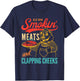 Old Row Smokin' Meats And Clapping Cheeks Funny T-Shirt - T-Shirt | Navy