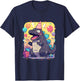 Cute Happy Birthday Japanese Kaiju Monster Epic Party T-Shirt - T-Shirt | Navy