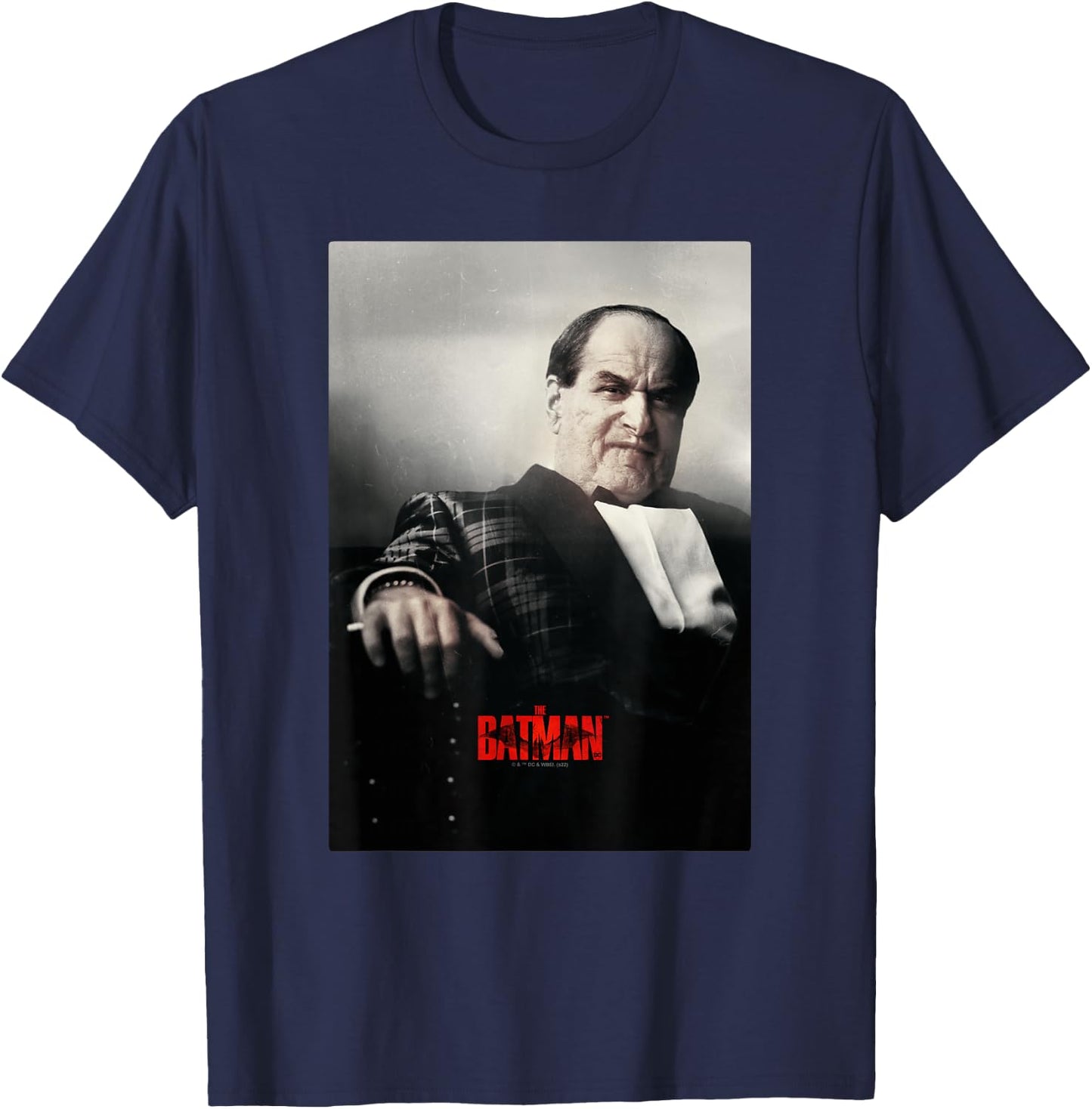 The Batman Penguin Real Photo Poster T-Shirt - T-Shirt | Navy