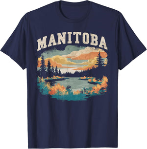 Winnipeg Manitoba Canadian Travel Vacation I Love Canada T-Shirt - T-Shirt | Navy