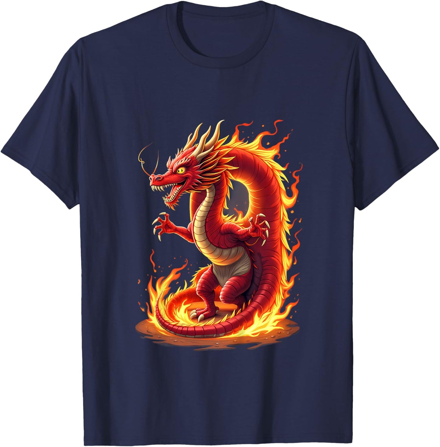 Kids Turning 9 Years Old Birthday, Boy Dragon 9th Bday Girl T-Shirt - T-Shirt | Navy