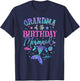 Grandma Of The Birthday Mermaid Party Matching Family T-Shirt - T-Shirt | Navy
