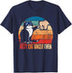 Best Cat Uncle Ever Funny Cat Sunglasses Fist Bump Retro T-Shirt - T-Shirt | Navy