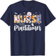 NP Nurse Practitioner Halloween Future Nurse Spooky Season T-Shirt - T-Shirt | Navy