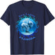 Key Largo Florida Vacation Swimming Manatees T-Shirt - T-Shirt | Navy