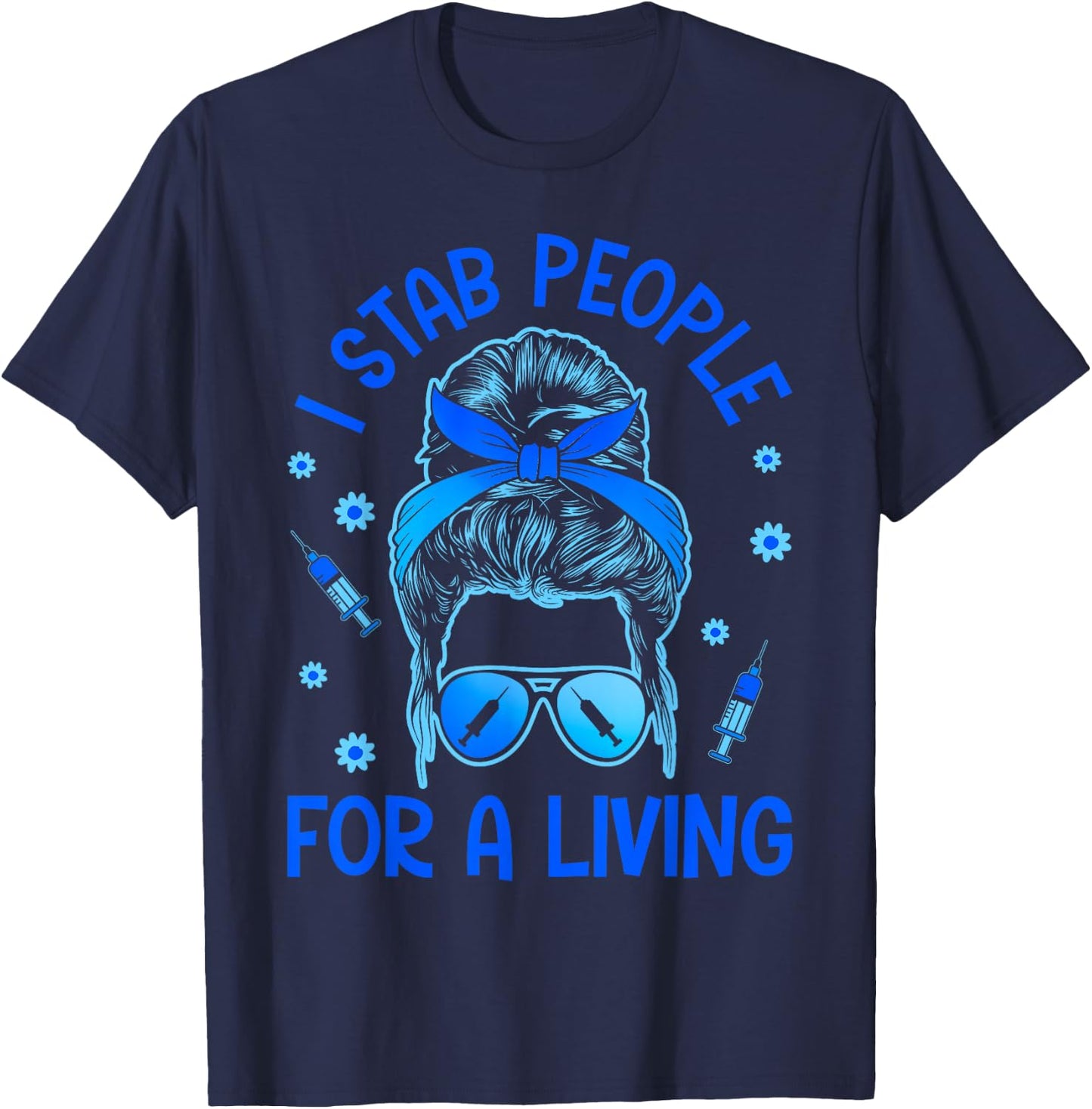 Phlebotomy Technician Phlebotomist Women T-Shirt - T-Shirt | Navy