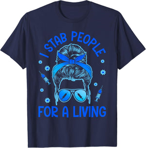 Phlebotomy Technician Phlebotomist Women T-Shirt - T-Shirt | Navy