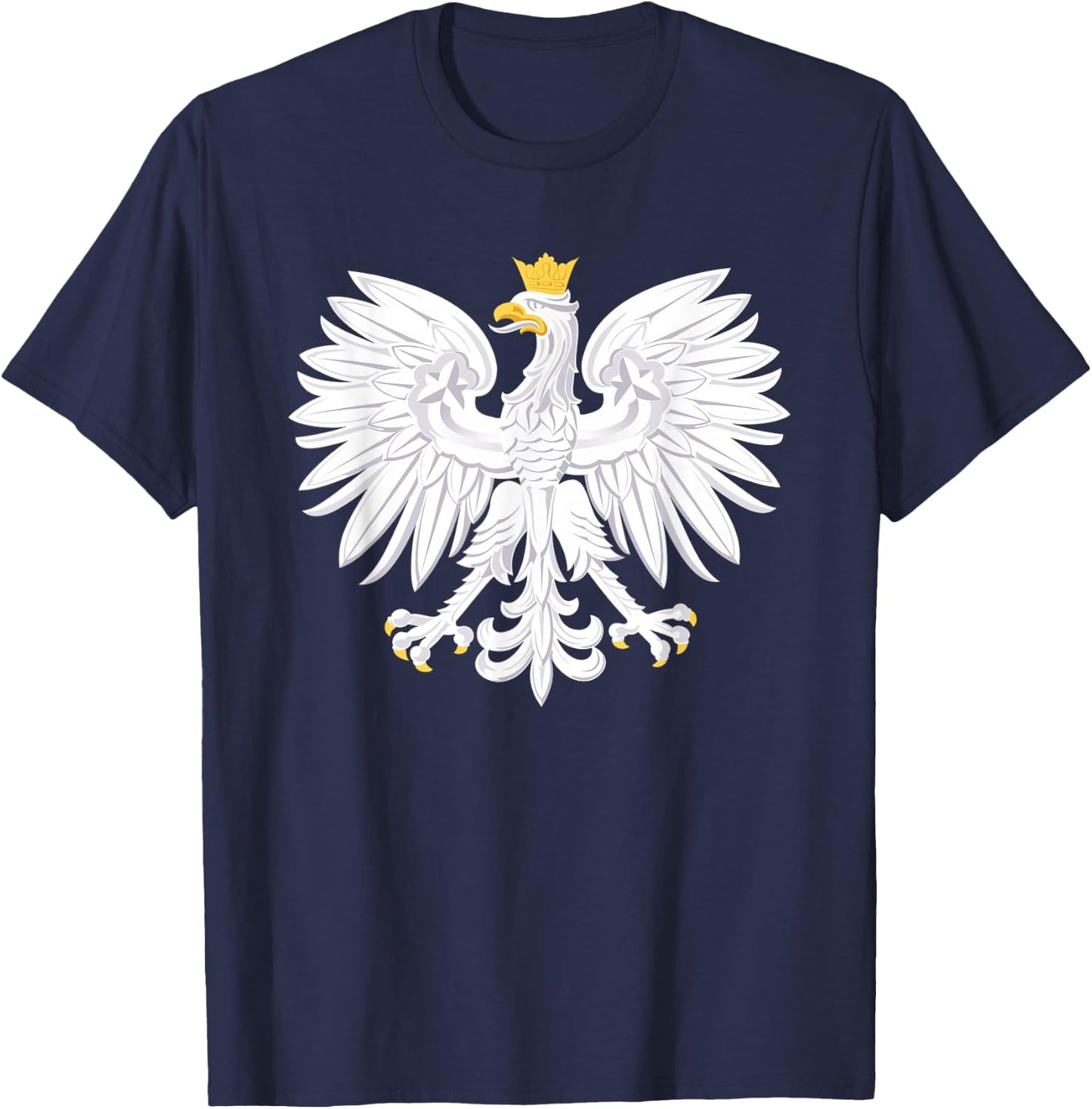 Polish Eagle Poland Coat of Arms Polska T-Shirt - T-Shirt | Navy