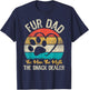 Retro Fur Dad The Man The Myth The Snack Dealer Dog Dad T-Shirt - T-Shirt | Navy