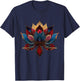 Lotus Flower Vintage Japanese Zen Buddhism Yoga T-Shirt - T-Shirt | Navy