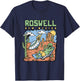 Funny Alien Vacation In Roswell New Mexico Desert T-Shirt - T-Shirt | Navy