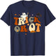Retro Trick Or OT Occupational Therapy Ghost Halloween T-Shirt - T-Shirt | Navy