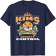King Of The Remote Control Design Couch Lover T-Shirt - T-Shirt | Navy