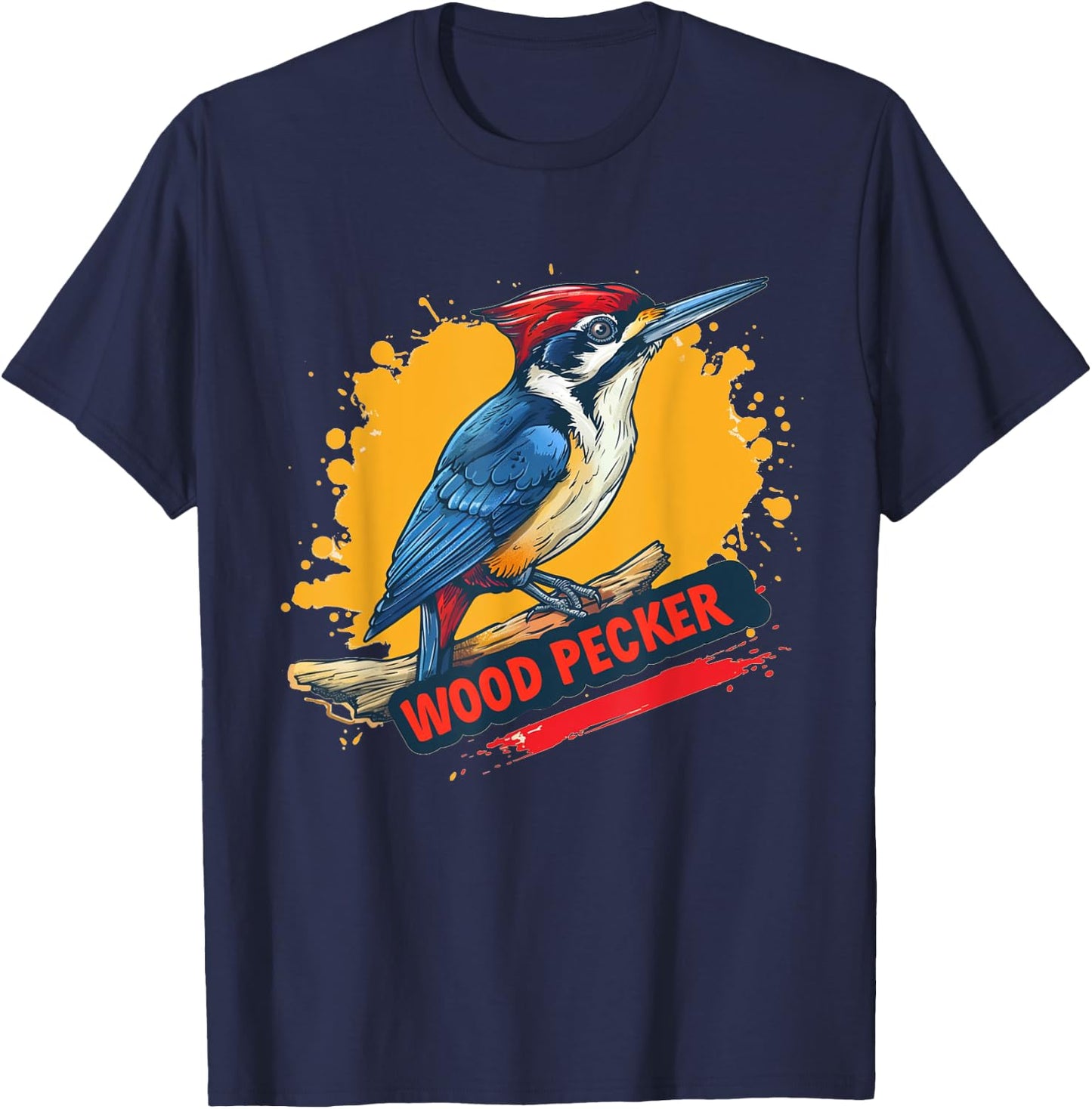Pretty Woodpecker Bird Costume for Man and Woman T-Shirt - T-Shirt | Navy