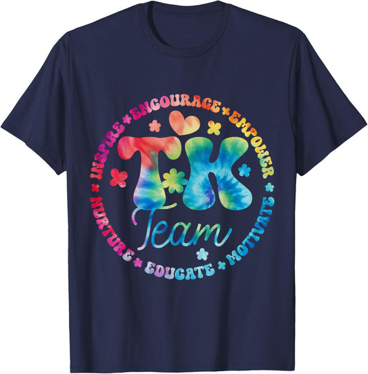 TK Team Transitional-Kindergarten Back To School Teacher T-Shirt - T-Shirt | Navy