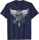 Archangel Gabriel Catholic Christianity Guardian Angel T-Shirt - T-Shirt | Navy