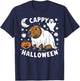 Cappy Halloween - Cute Capybara Ghost Costume T-Shirt - T-Shirt | Navy