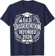 EDD Dissertation Defended 2026 Graduate Doctorate Women Men T-Shirt - T-Shirt | Navy