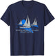 North Merritt Island Yachting Souvenir North Merritt Island T-Shirt - T-Shirt | Navy