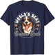 Bernese Mountain Dog Dog World's Best Bernese Dad T-Shirt - T-Shirt | Navy