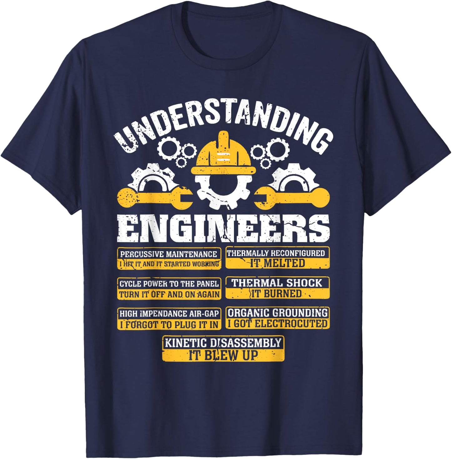 Funny Engineer Shirt Women Mechanical Engineering T-Shirt - T-Shirt | Navy