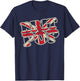 Brit Pop, Classic music scene from the 90's big vintage worn T-Shirt - T-Shirt | Navy