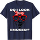 Funny Emu Bird Mom Pun Do I Look Emused Amused T-Shirt - T-Shirt | Navy