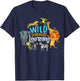 Wild About Learning Squad First Day Of School Back To School T-Shirt - T-Shirt | Navy