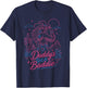 Daddy's Got A Baddie Retro Cowgirl Funny T-Shirt - T-Shirt | Navy
