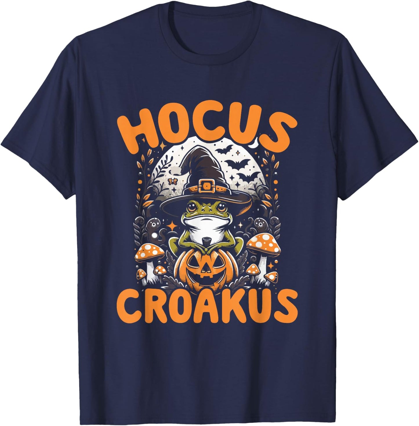 Cute Halloween Frog Shirt T-Shirt - T-Shirt | Navy