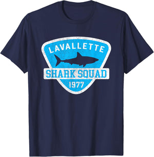 Lavallette New Jersey Shark Souvenir Boys Vintage T-Shirt - T-Shirt | Navy