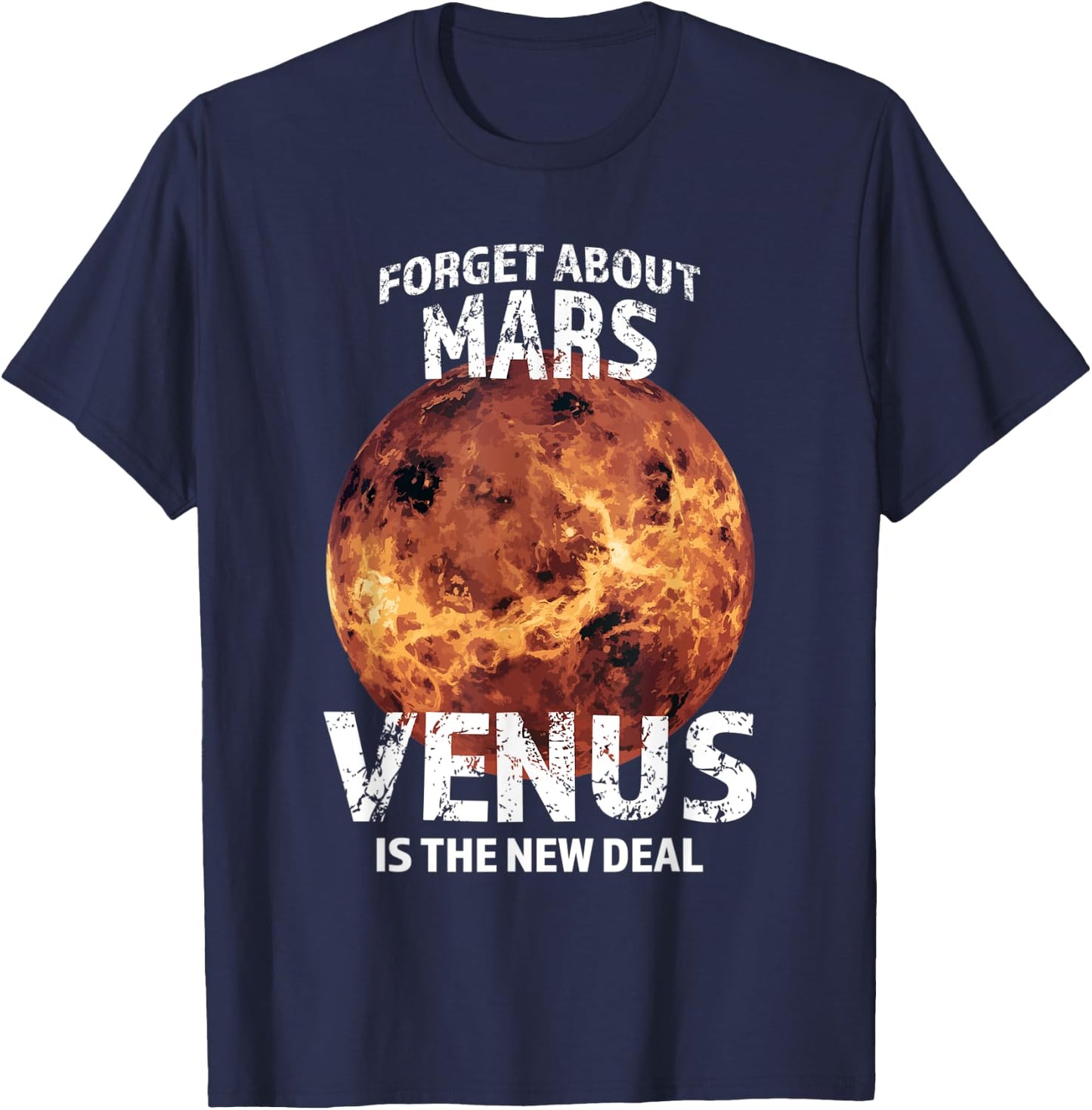 Venus is the new deal - Coloured - Life on Venus, Phosphine T-Shirt - T-Shirt | Navy