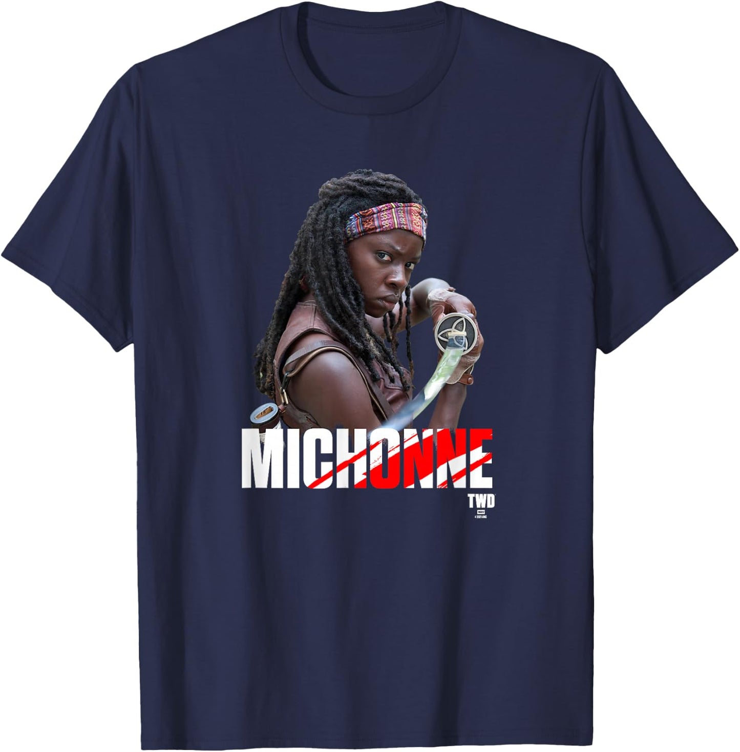 Michonne T-Shirt - T-Shirt | Navy