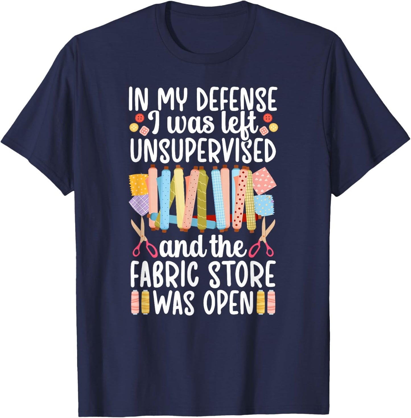 Quilting Funny Quilt Quilter Quilt Lover T-Shirt - T-Shirt | Navy