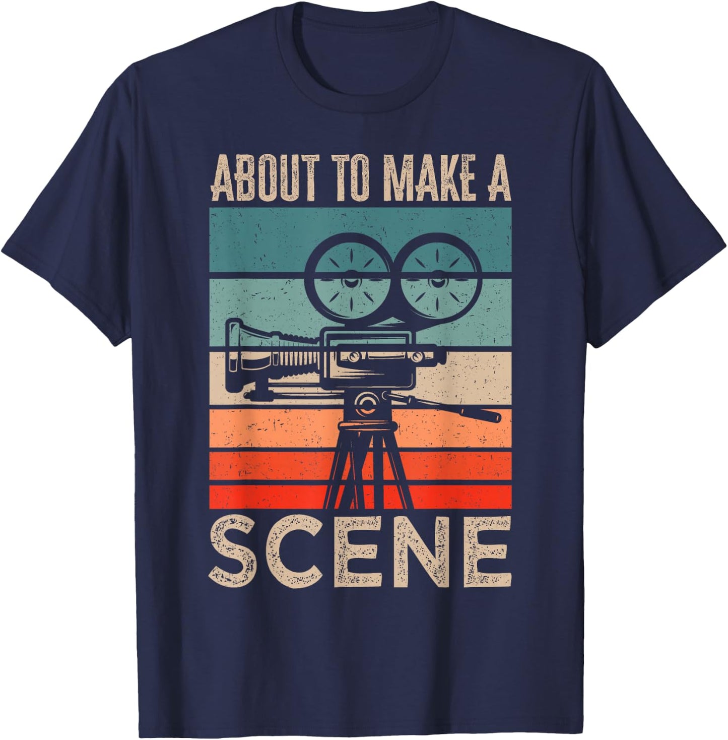 Cinematographer Editor Short Film Writers Movie Maker T-Shirt - T-Shirt | Navy