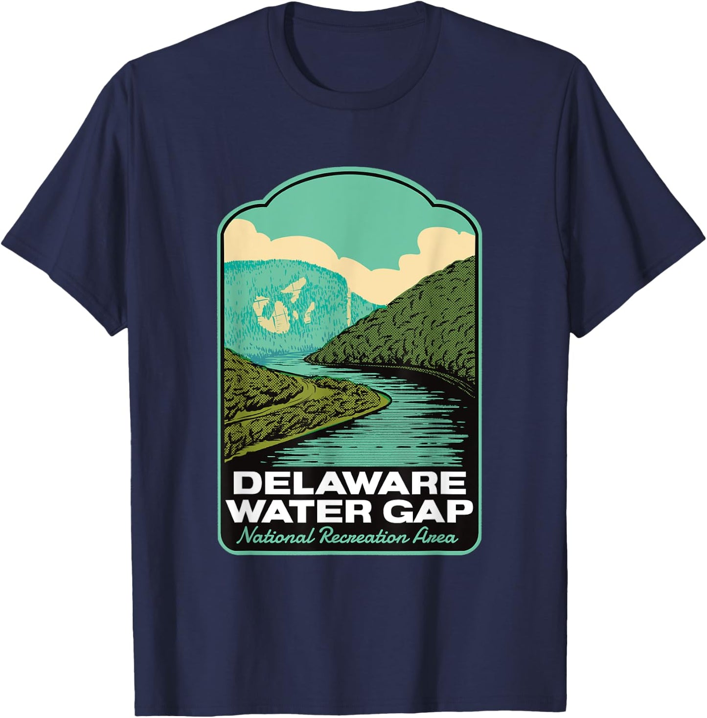 Delaware Water Gap National Recreation Area T-Shirt - T-Shirt | Navy