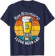 I Love Beer Lao Funny Lao Trip Laos Beer Lover Vintage Retro T-Shirt - T-Shirt | Navy