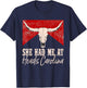 She Had Me At Heads Carolina Western Funny Costume T-Shirt - T-Shirt | Navy