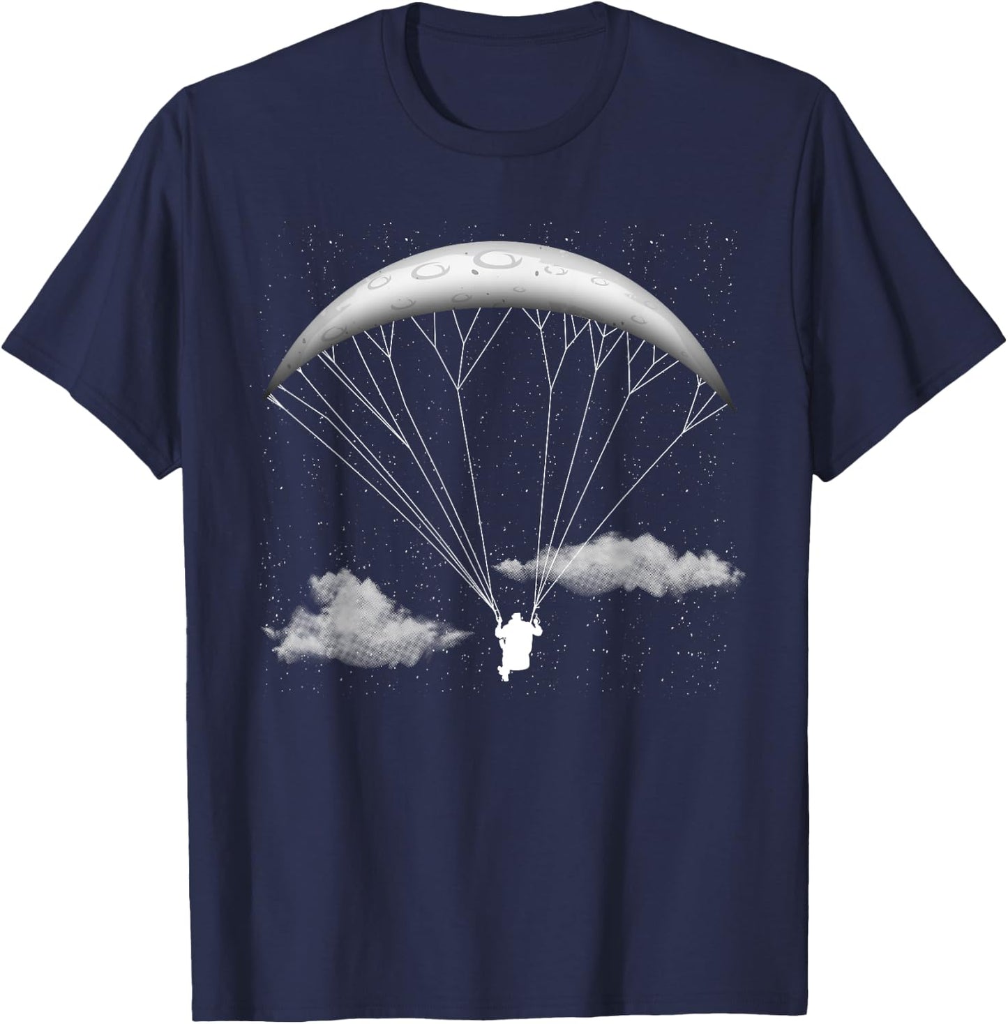 Funny Paragliding Design Women Skydiving Paraglider T-Shirt - T-Shirt | Navy